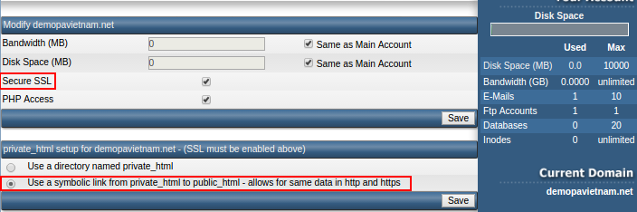 Hướng dẫn cài đặt SSL trên Directadmin.