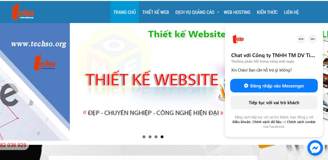 Thêm tính năng chat trực tiếp vào trang web của bạn thông qua Messenger