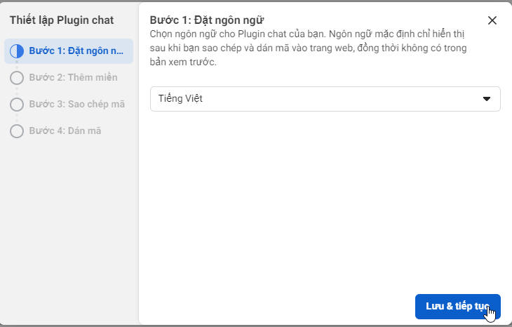 Thêm tính năng chat trực tiếp vào trang web của bạn thông qua Messenger